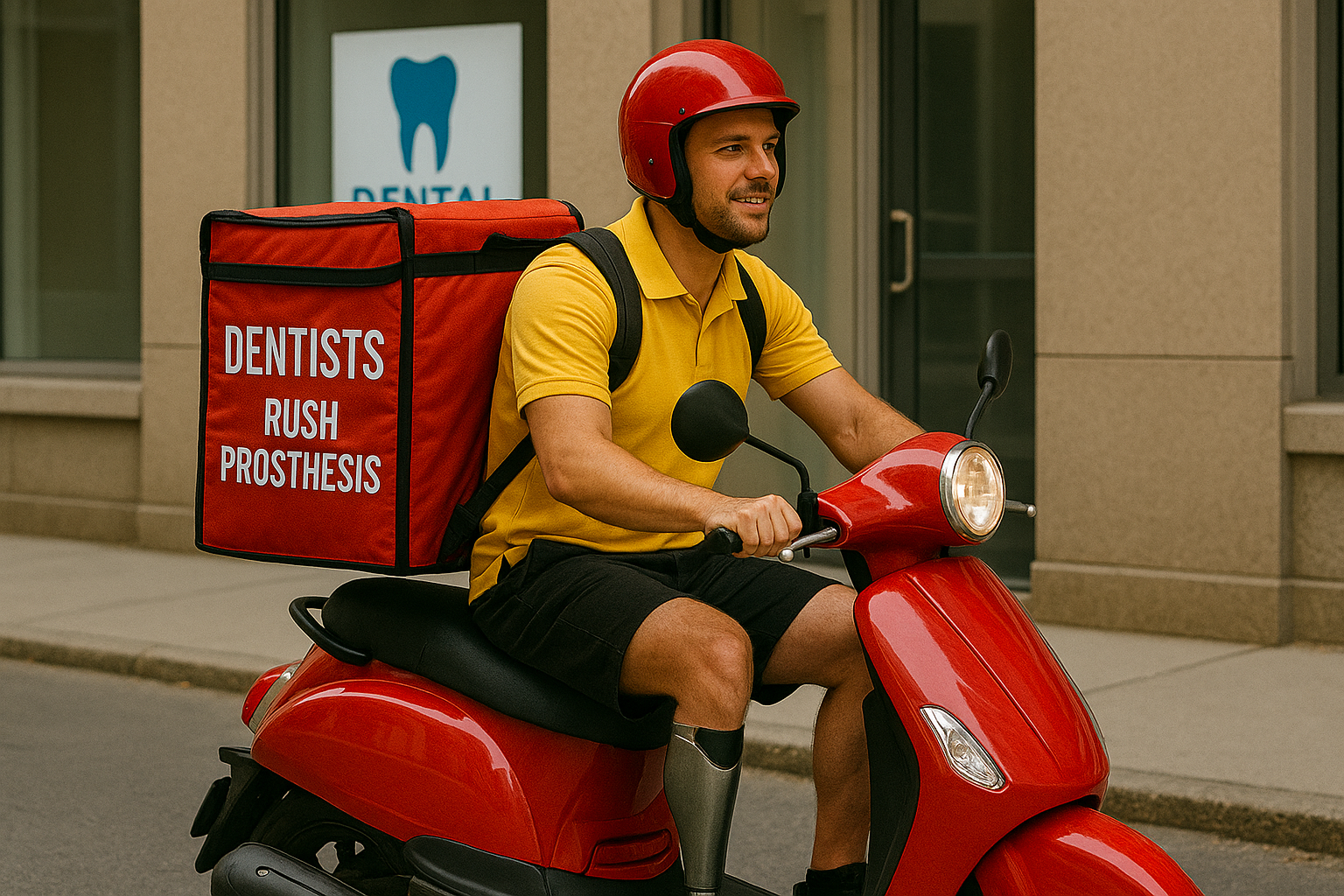 emergency denture courier